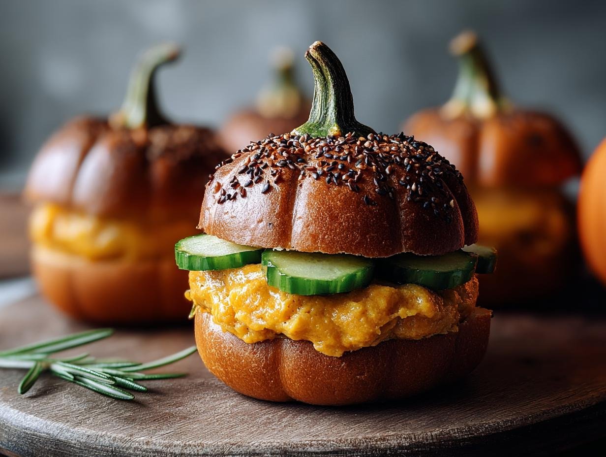 Pumpkin Shaped Sliders: Amazing 1-Hour Recipe - Pumpkin Shaped Sliders - additional detail