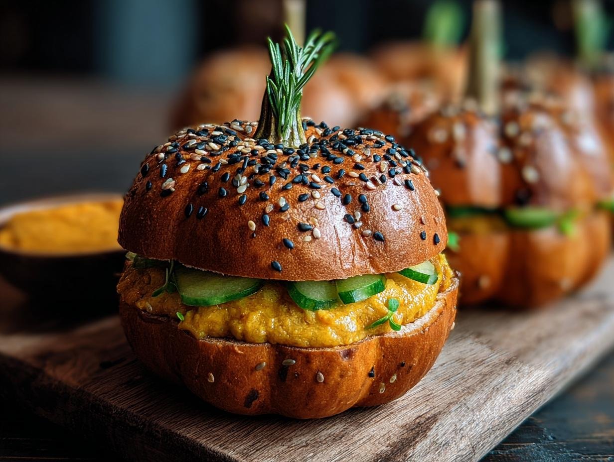 Pumpkin Shaped Sliders: Amazing 1-Hour Recipe - Pumpkin Shaped Sliders - additional detail