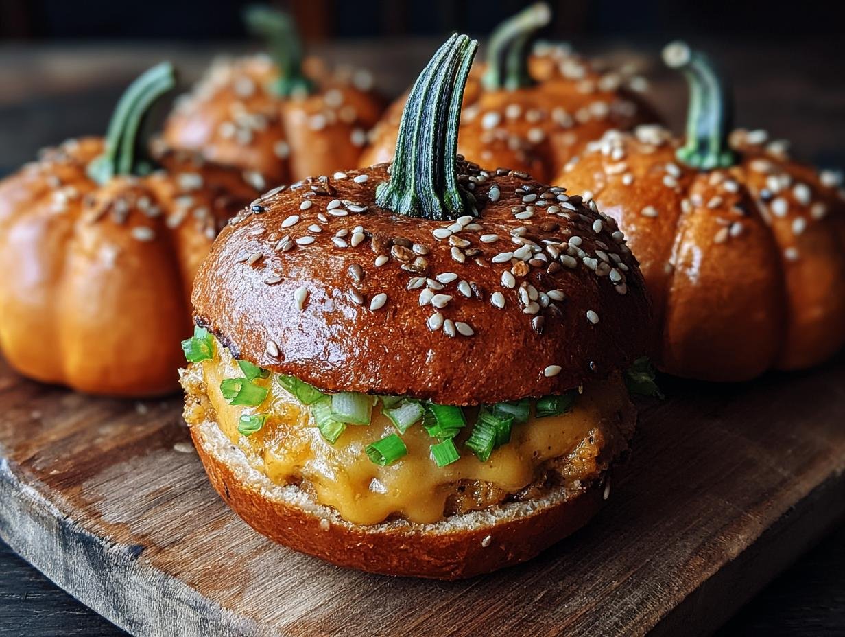 Pumpkin Shaped Sliders