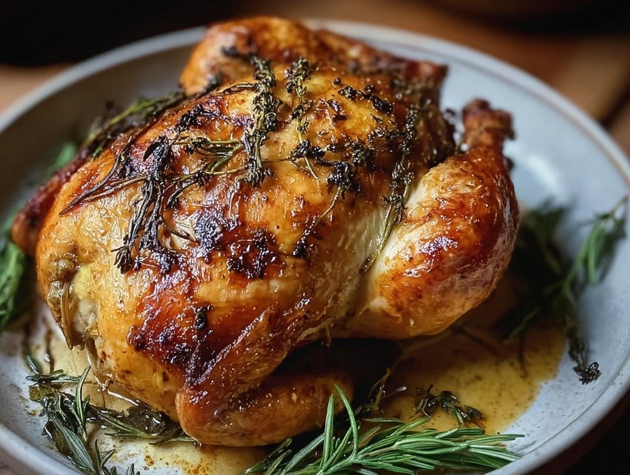 Roast Tarragon Chicken Crispy