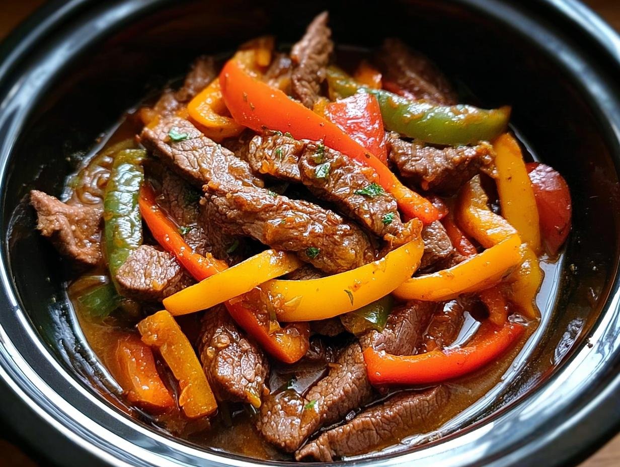 Slow Cooker Pepper Steak: 7 Secrets to Tender Perfection - Slow Cooker Pepper Steak - additional detail