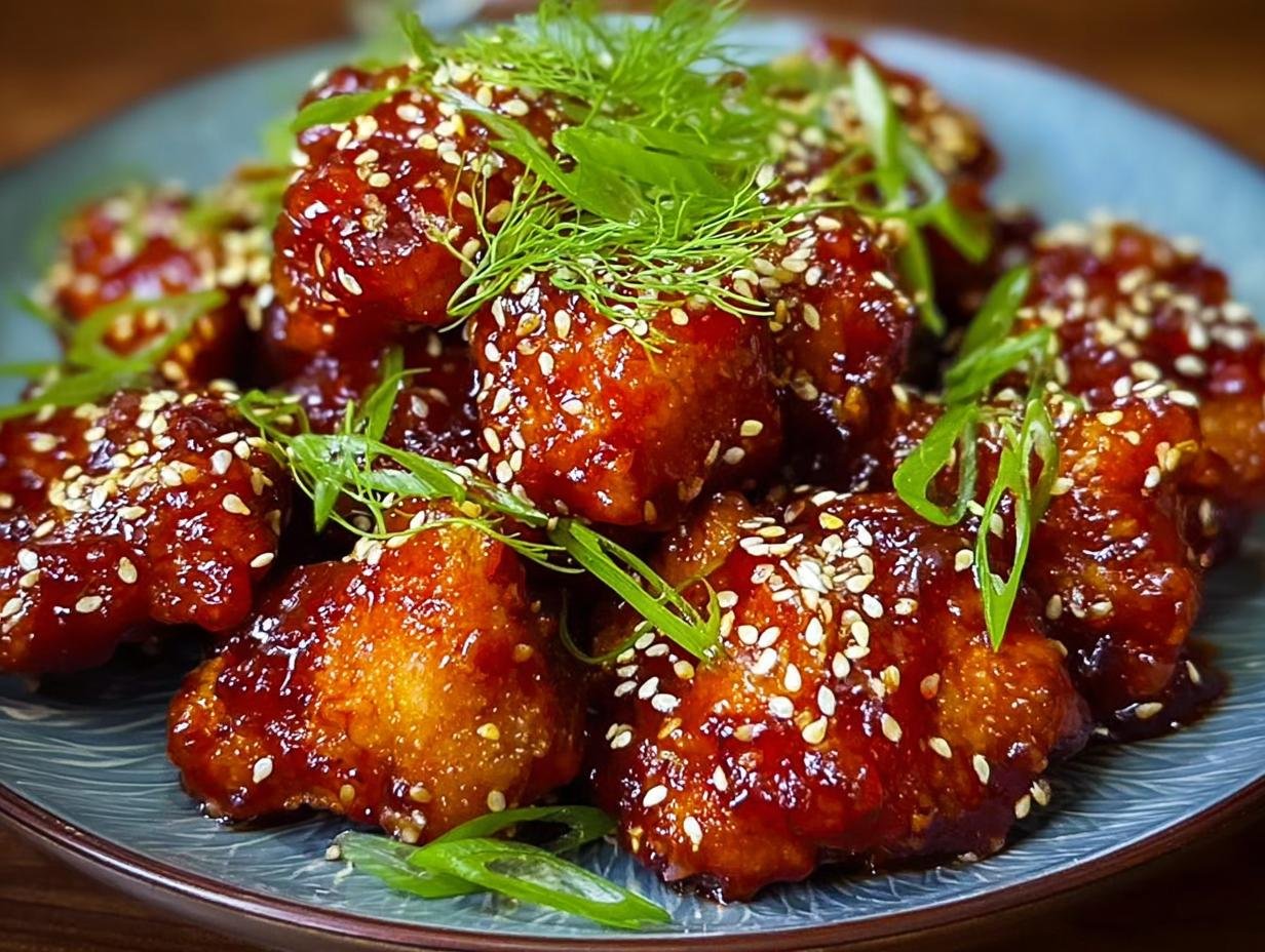 Sticky Honey Gochujang Chicken