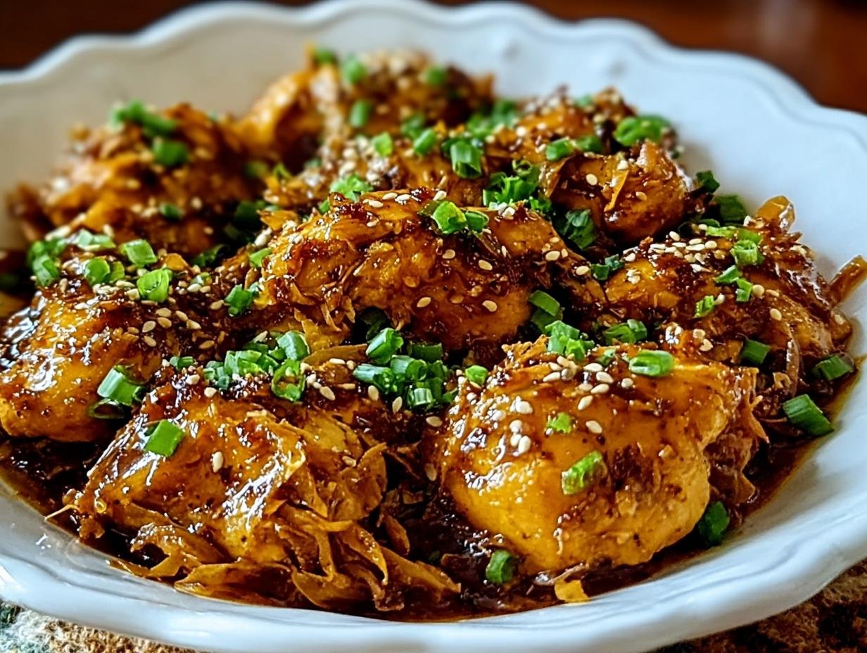 Sweet Garlic Chicken Crockpot ingredients laid out