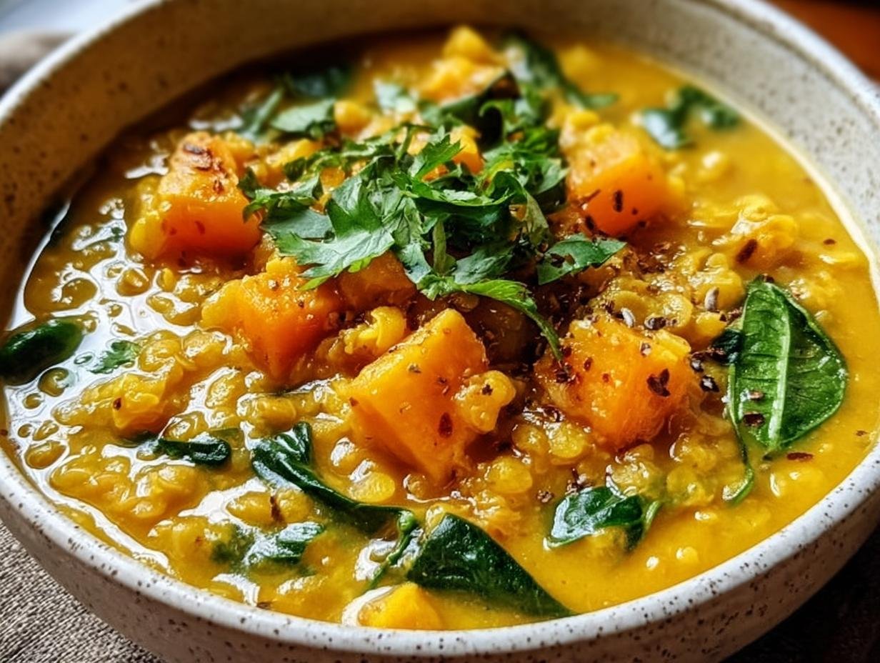 Vibrant Golden Turmeric Lentil
