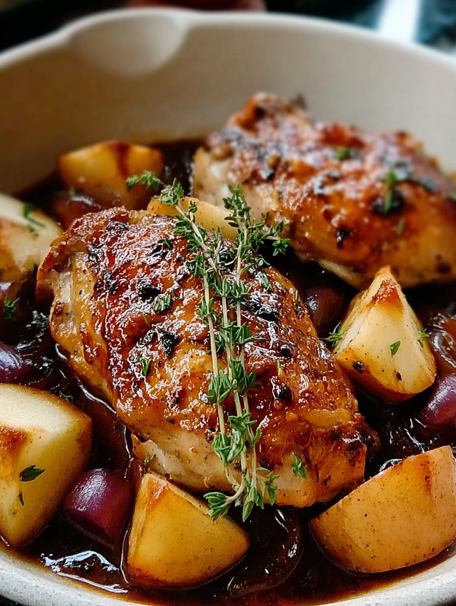 Apple Cider Glazed Chicken