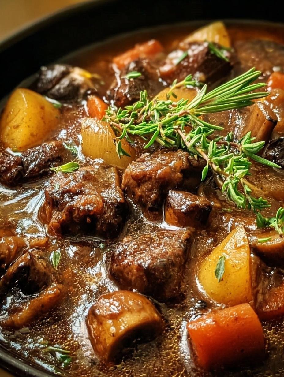 Beef Mushroom Stew For