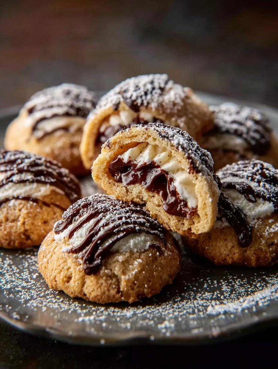 Buttery Italian Cannoli Thumbprint