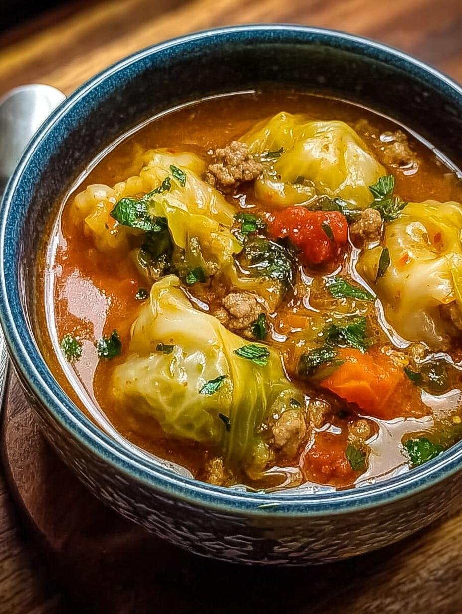 Incredible Cabbage Roll Soup: A Flavorful 1-Pot Meal - Cabbage Roll Soup Incredible - ingredients laid out
