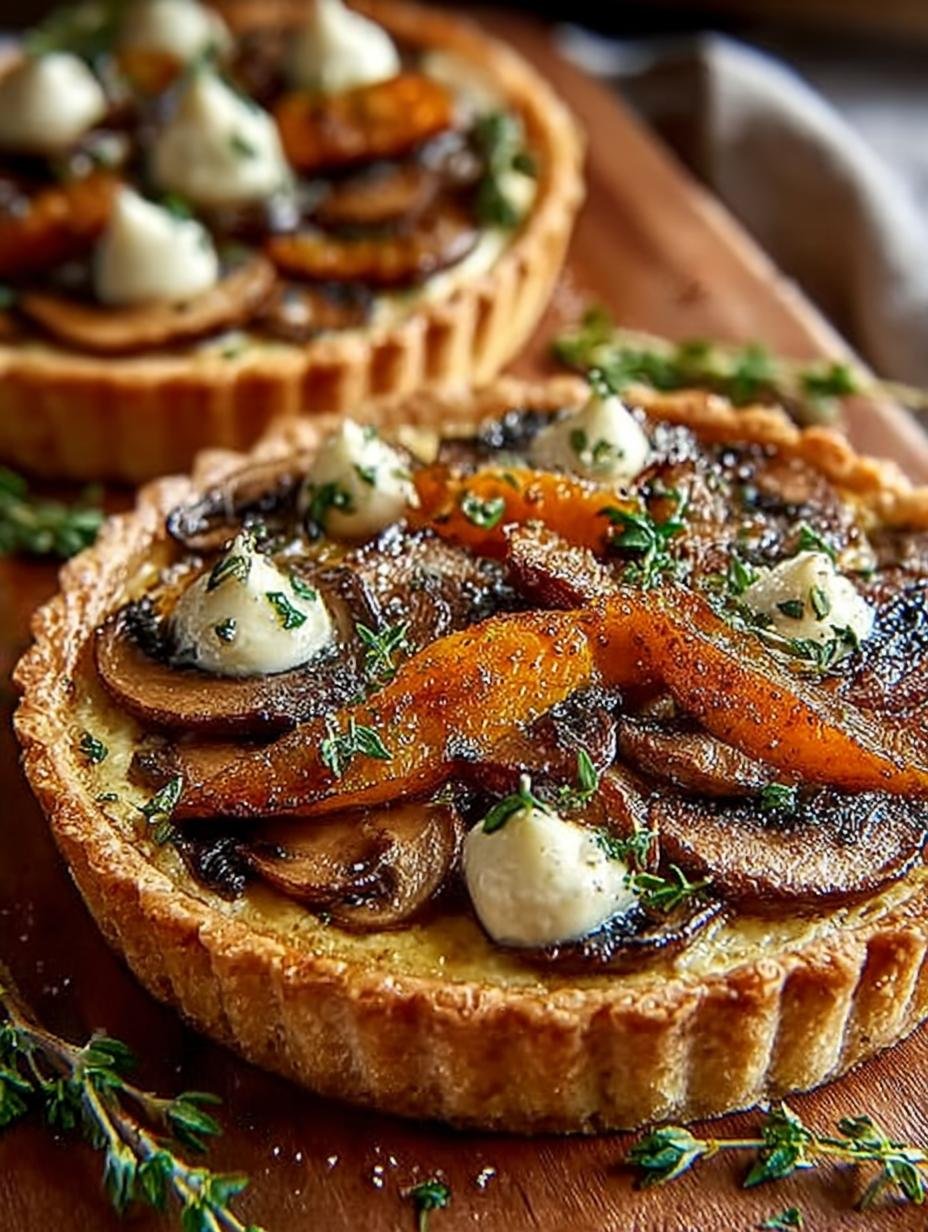 Irresistibly Cozy Chestnut Pumpkin Mushroom Tarts Recipe 1 Irresistibly Cozy Chestnut Pumpkin Mushroom Tarts Recipe - Chestnut Pumpkin Mushroom Tarts - main visual representation