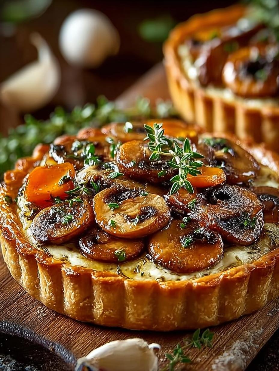 Irresistibly Cozy Chestnut Pumpkin Mushroom Tarts Recipe 2 Irresistibly Cozy Chestnut Pumpkin Mushroom Tarts Recipe - Chestnut Pumpkin Mushroom Tarts - additional detail