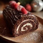 Chocolate Brownie Yule Log: Amazing 1-Hour Treat 3 Chocolate Brownie Yule Log