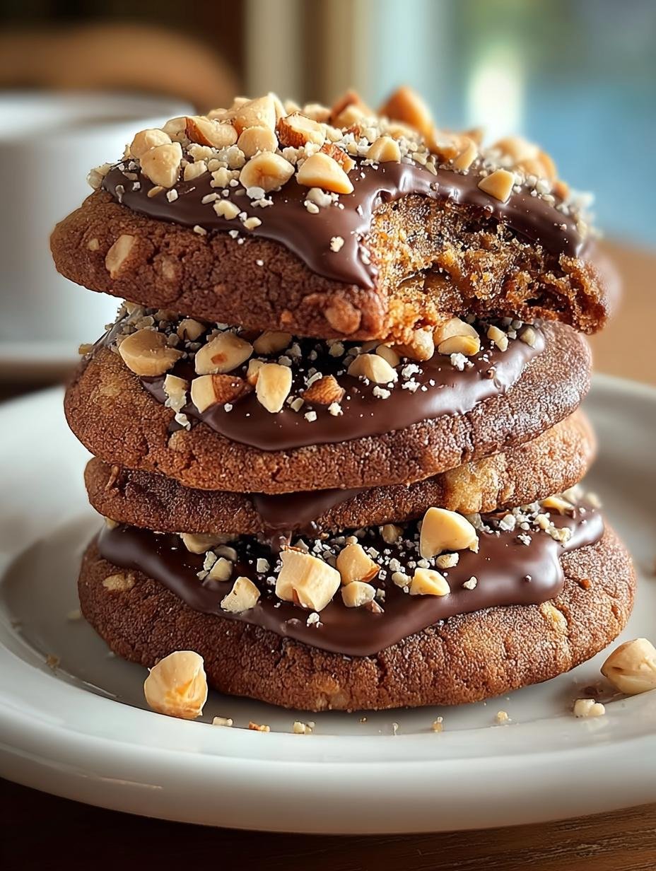 Chocolate Hazelnut Crunch Cookies for Holiday Joy 2 Chocolate Hazelnut Crunch Cookies for Holiday Joy - Chocolate Hazelnut Crunch Cookies - additional detail