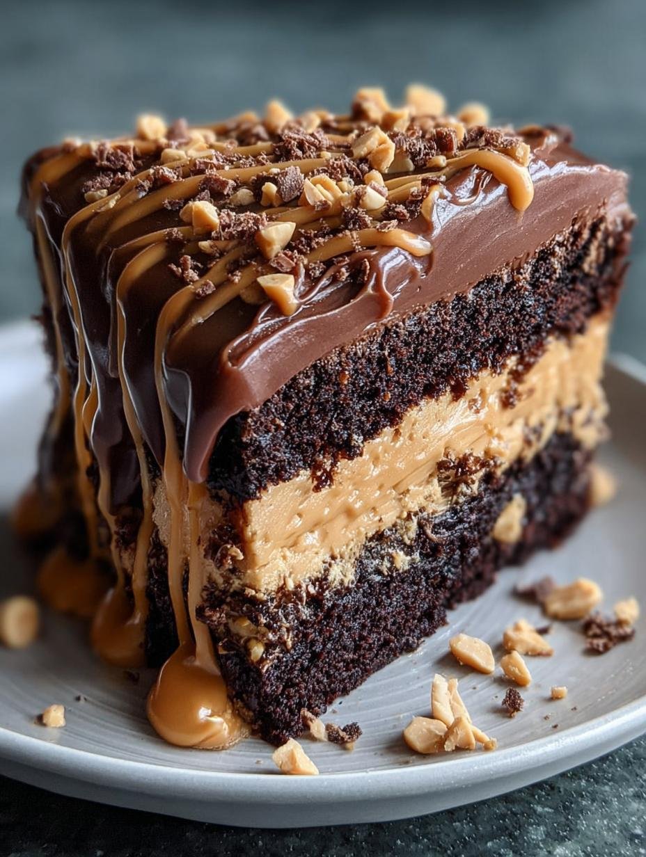 Chocolate Peanut Butter Cake