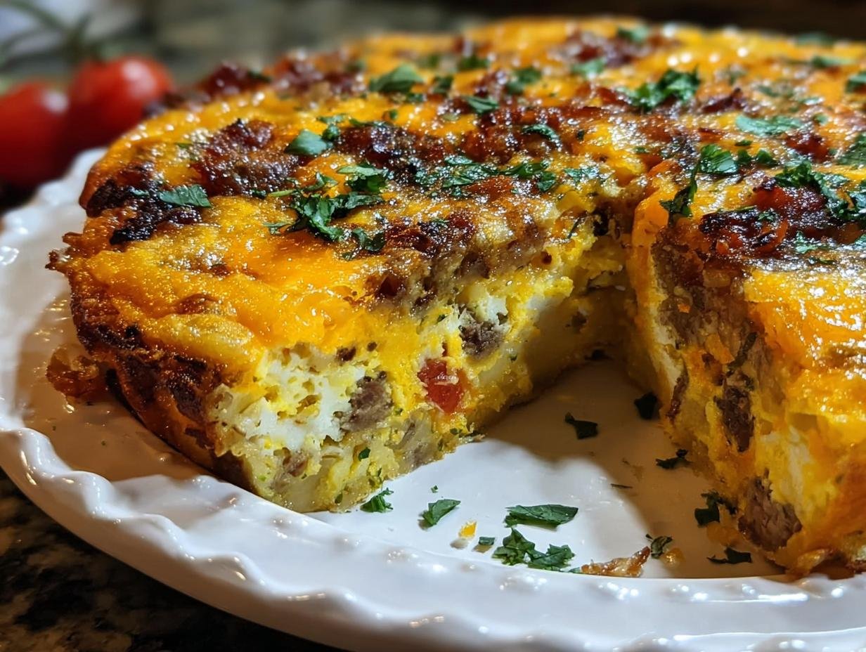 Chorizo Potato Egg Casserole