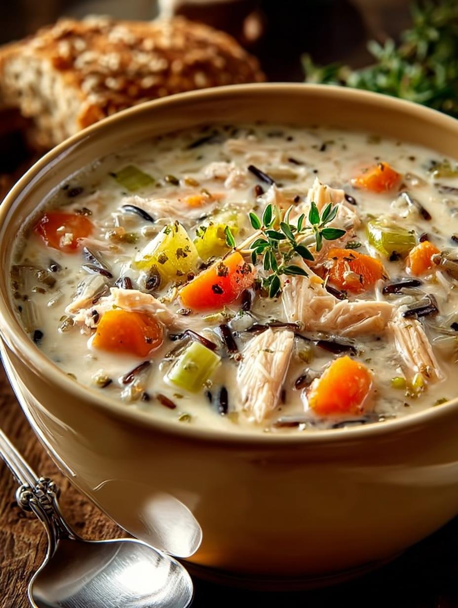 Creamy Flavorful Turkey Wild Rice Soup: 7 Simple Ingredients - Creamy Flavorful Turkey Wild - main visual representation