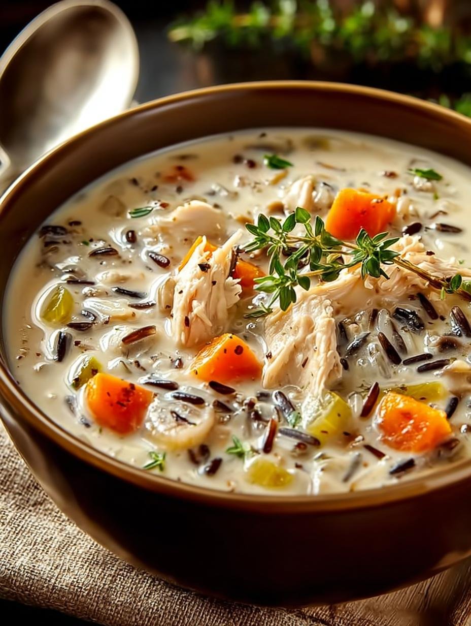 Creamy Flavorful Turkey Wild Rice Soup: 7 Simple Ingredients - Creamy Flavorful Turkey Wild - additional detail