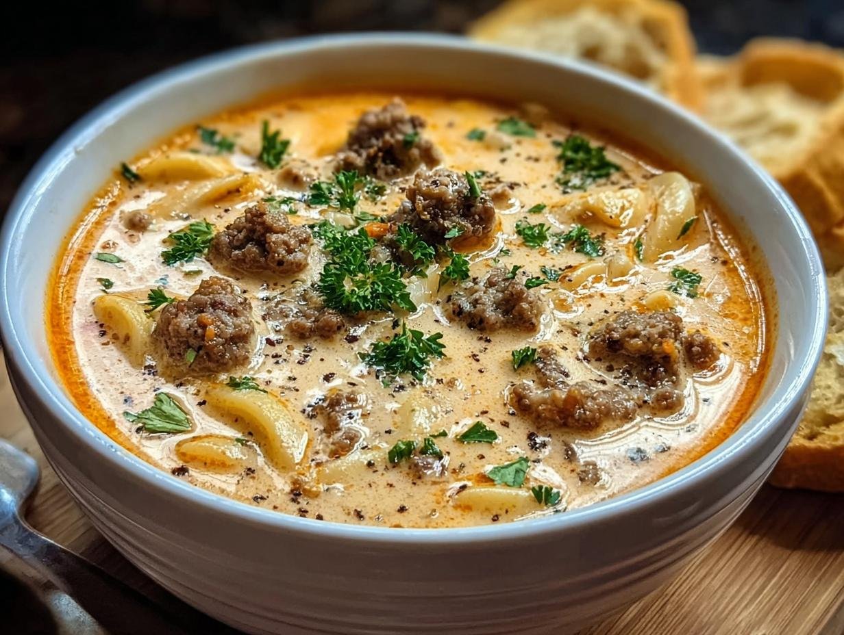 Delicious Creamy Parmesan Italian Beef Soup 2 Delicious Creamy Parmesan Italian Beef Soup - Creamy Parmesan Italian Beef - additional detail