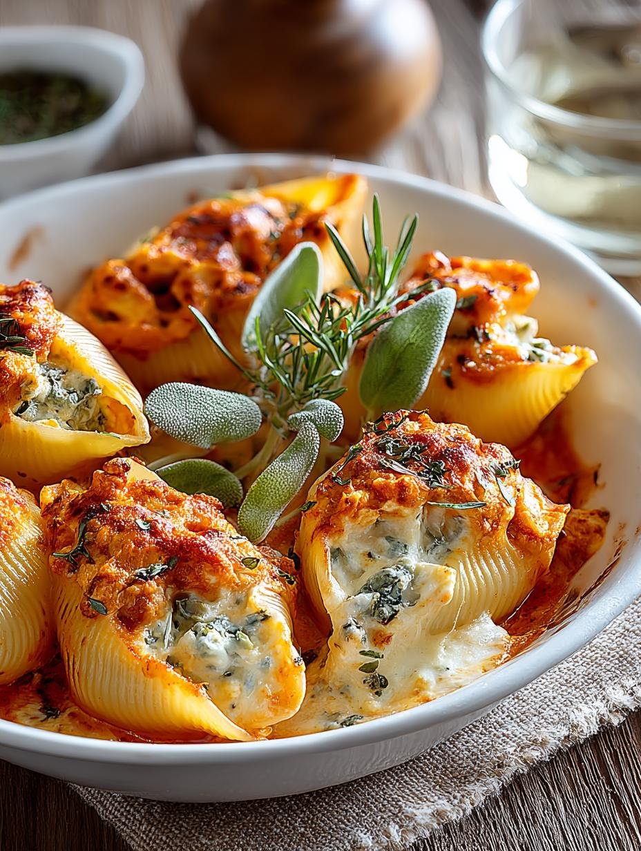 Creamy Pumpkin Ricotta Stuffed Shells for Fall Comfort - Creamy Pumpkin Ricotta Stuffed - main visual representation