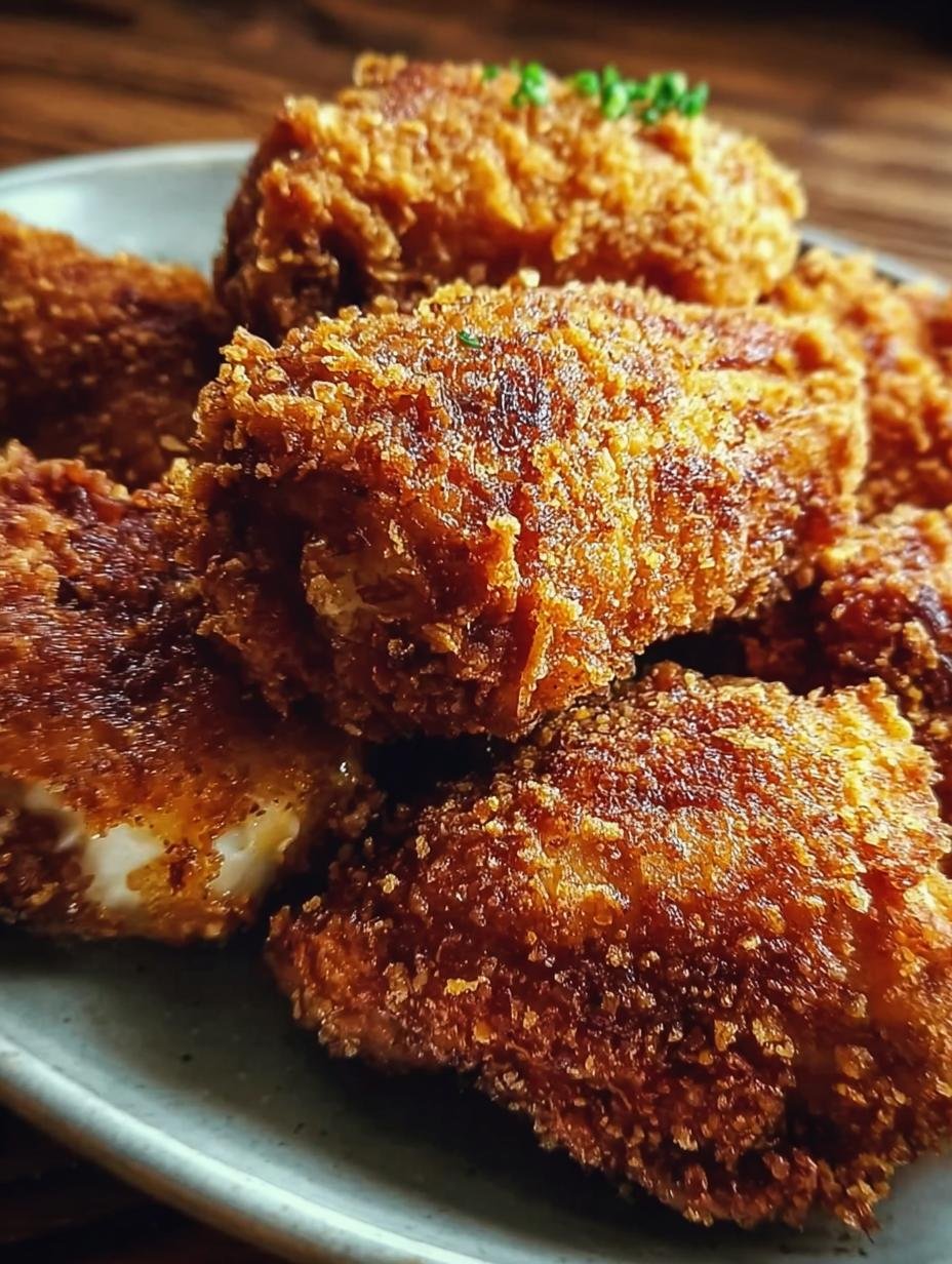Perfectly Crispy Oven Fried Chicken Thighs on a Wire Rack