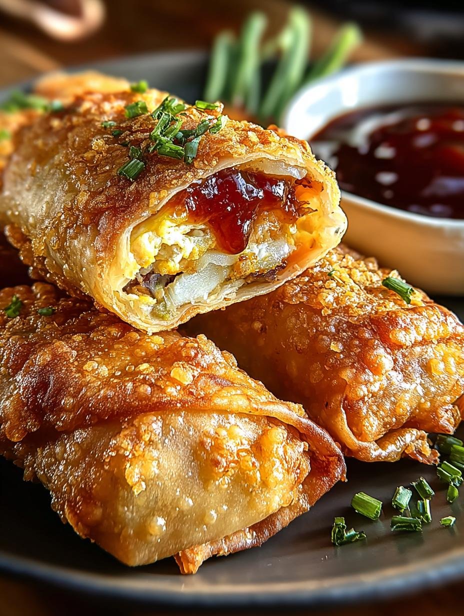 Crispy Thanksgiving Egg Rolls