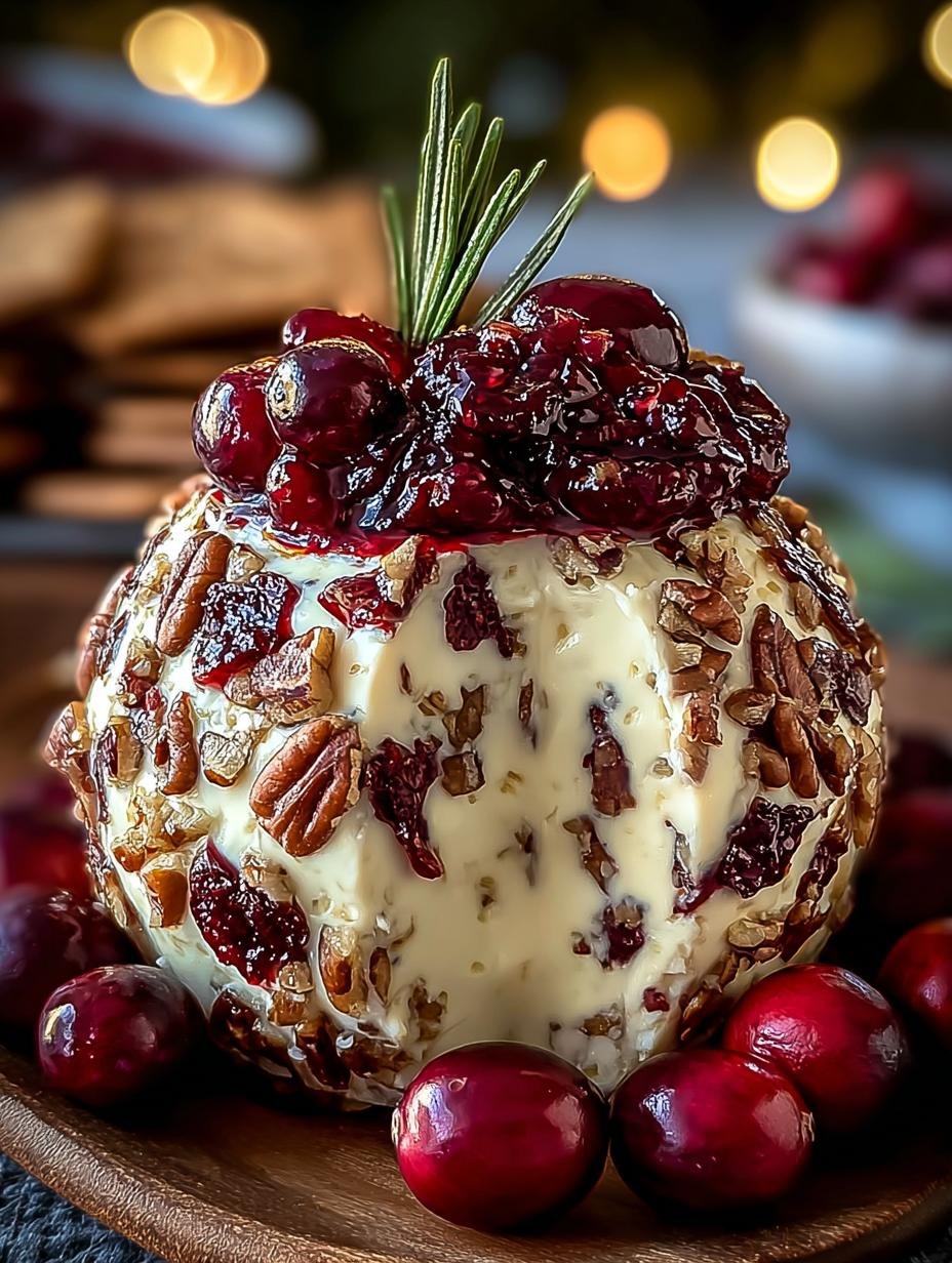Festive Cranberry Pecan Cheese: 5 Irresistible Recipes 2 Festive Cranberry Pecan Cheese: 5 Irresistible Recipes - Festive Cranberry Pecan Cheese - additional detail