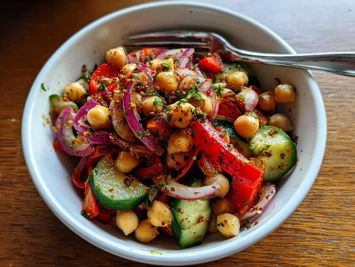 Fridge Lunch Bean Salad ingredients laid out