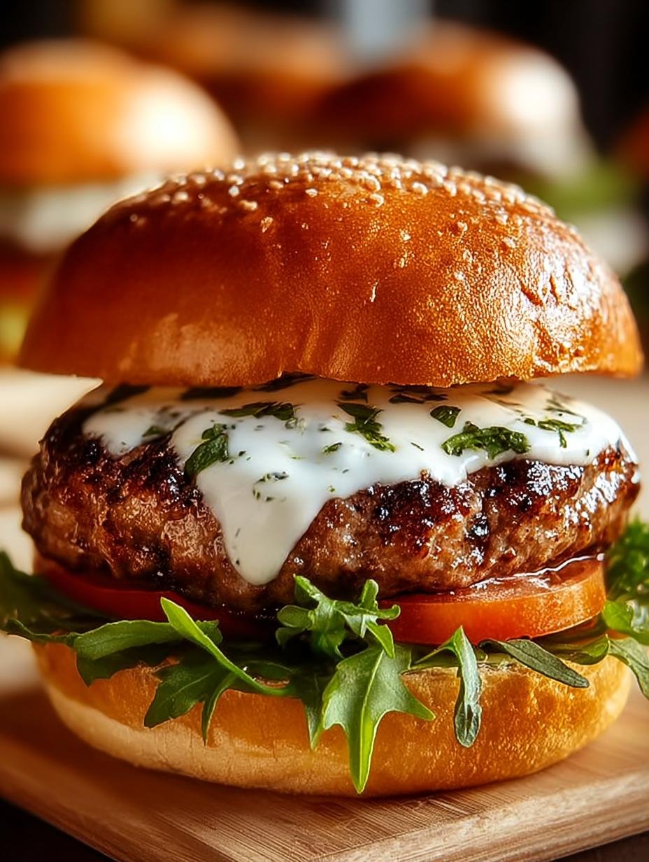 Garlic Overboard Burgers with Creamy Sauce for Ultimate Flavor 1 Garlic Overboard Burgers with Creamy Sauce for Ultimate Flavor - Garlic Overboard Burgers with - main visual representation