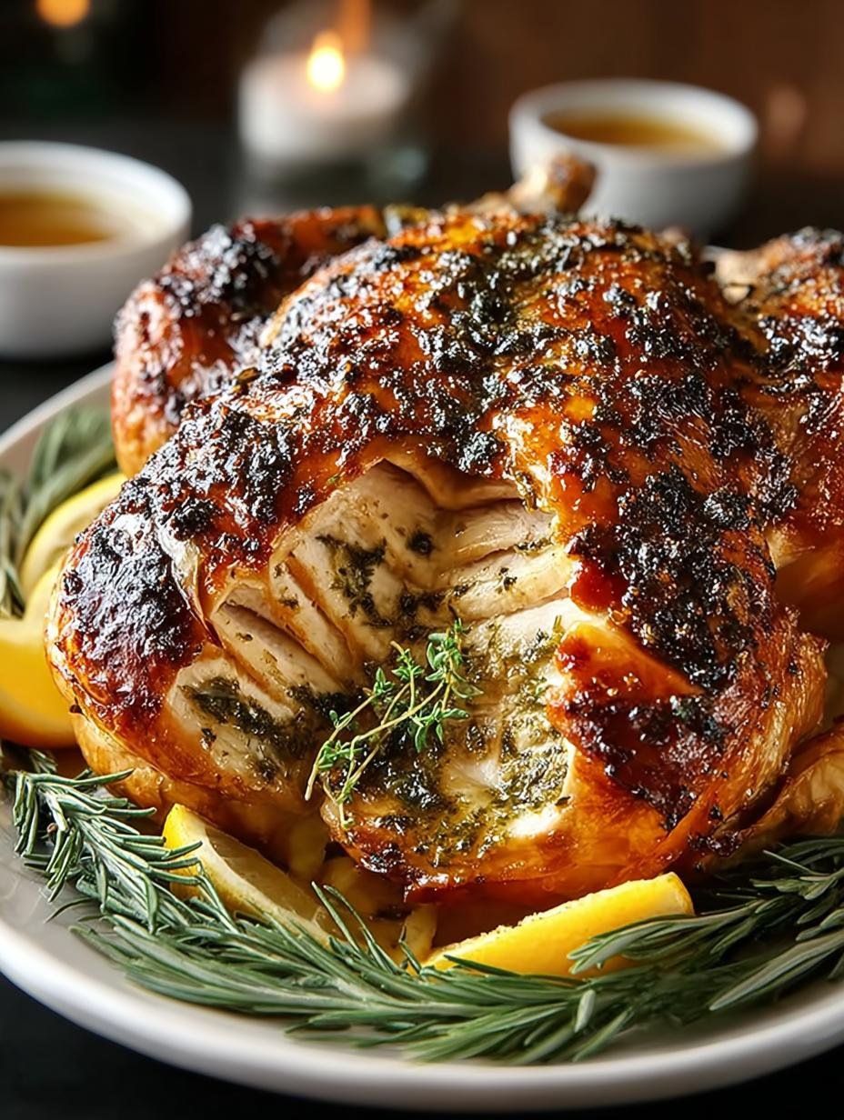 Garlic Thanksgiving Turkey