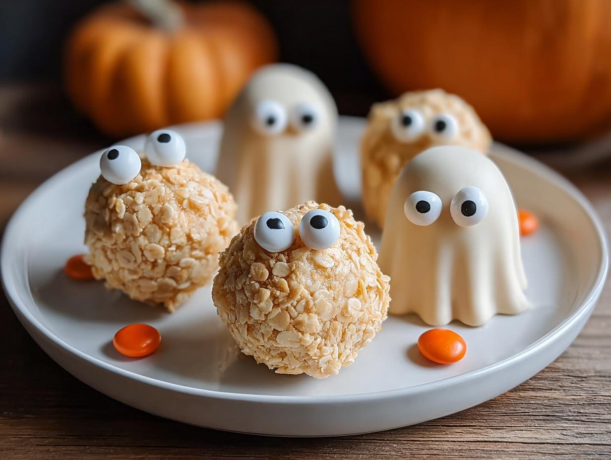 Ghostly Peanut Butter Balls: 10 Awesome Tips 2 Ghostly Peanut Butter Balls: 10 Awesome Tips - Ghostly Peanut Butter Balls - additional detail