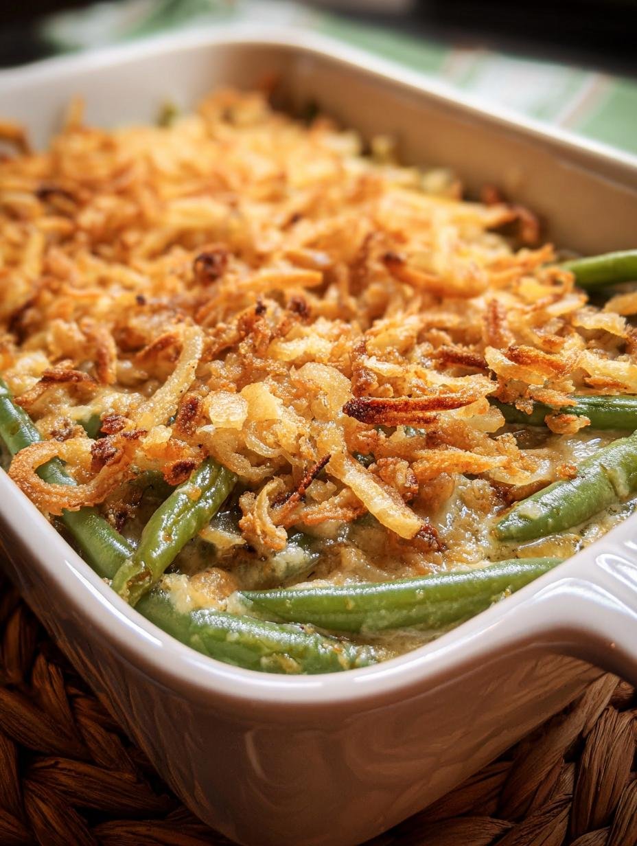 Perfect Green Bean Casserole in 30 Minutes - Green Bean Casserole - additional detail