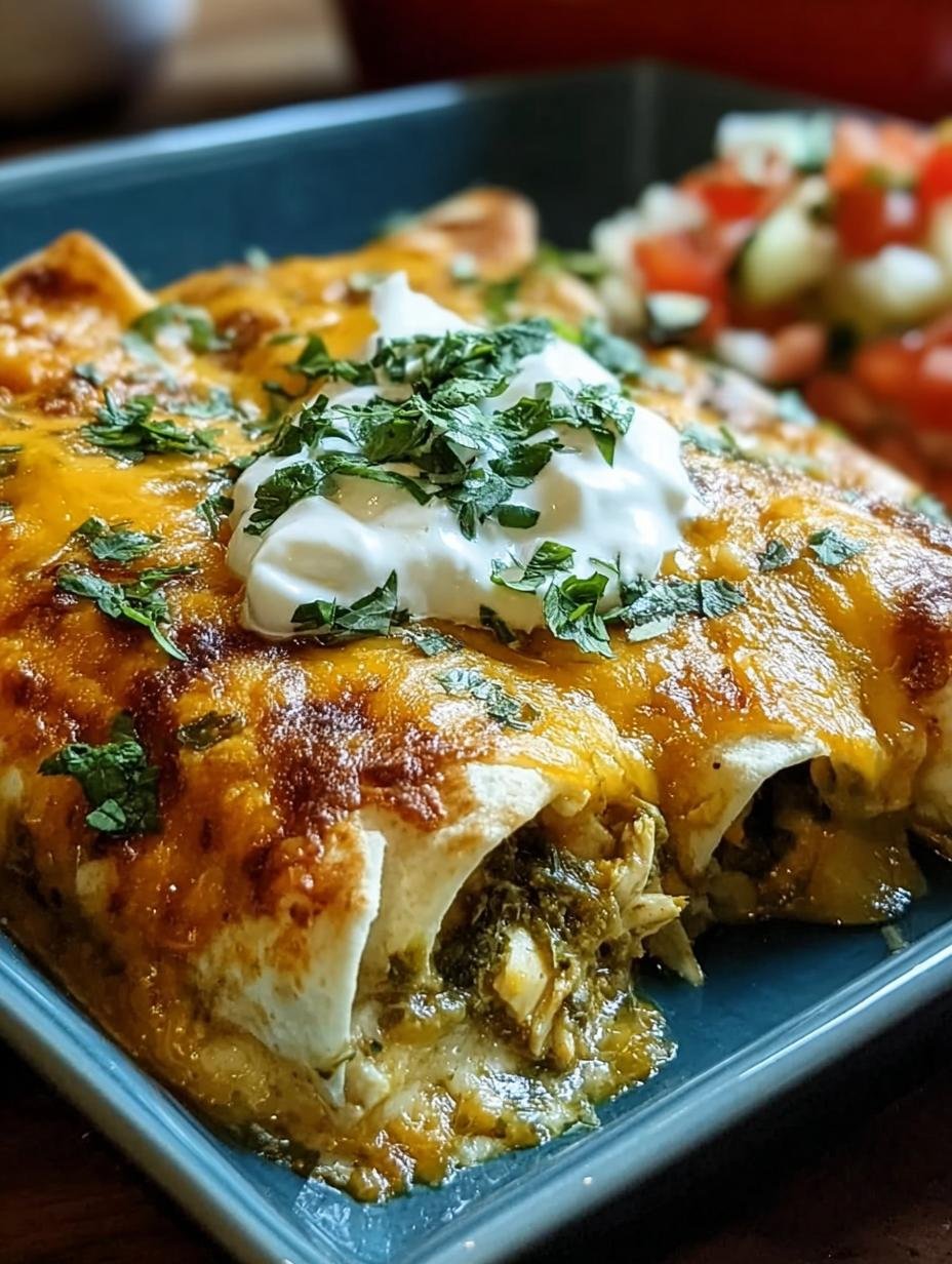 Green Chicken Enchiladas Incredible