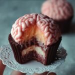 Halloween Brain Cupcake