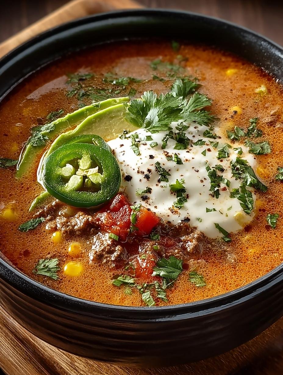 Healthy High Protein Creamy Taco Soup: A Comforting Delight - Healthy High Protein Creamy - main visual representation
