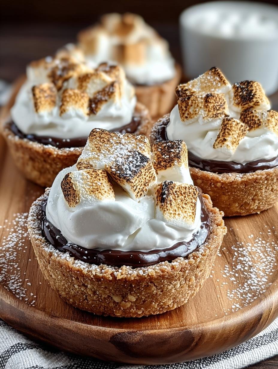 Irresistible Mini Smores Pies