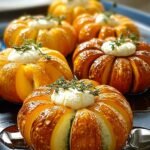 Magical Crescent Pumpkins with Cream Cheese Delight 1 Magical Crescent Pumpkins with