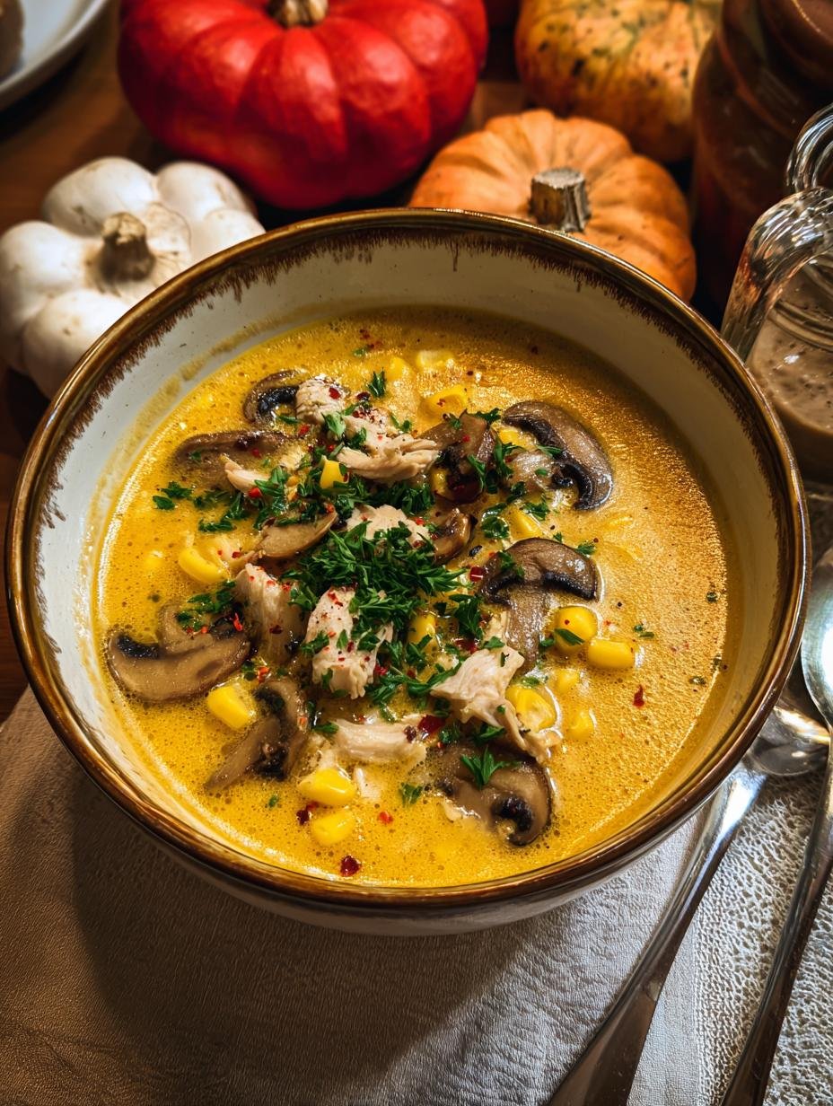 Pumpkin Chicken Soup