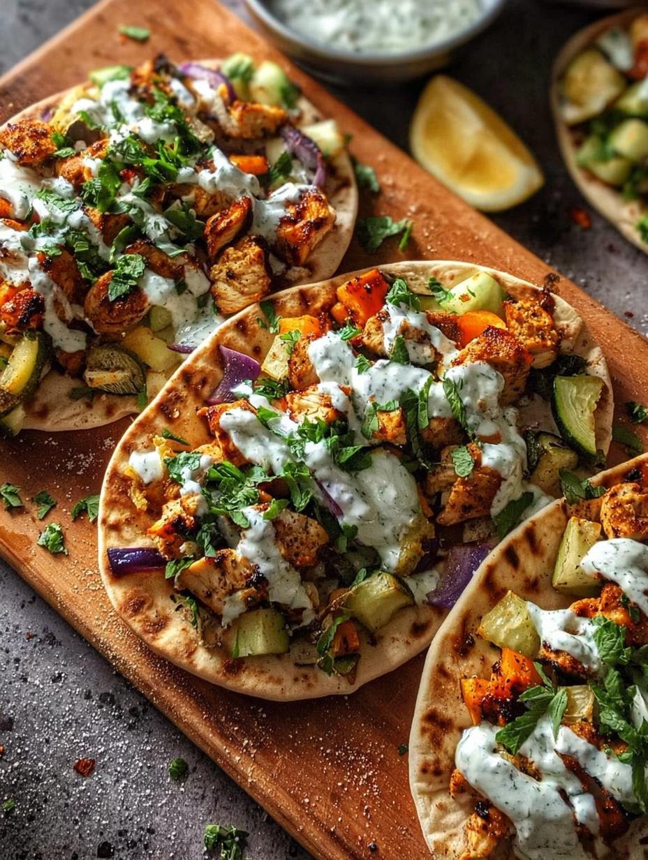 Sheet Pan Chicken Pitas: 1 Amazing Flavorful Meal 1 Sheet Pan Chicken Pitas: 1 Amazing Flavorful Meal - Sheet Pan Chicken Pitas - main visual representation