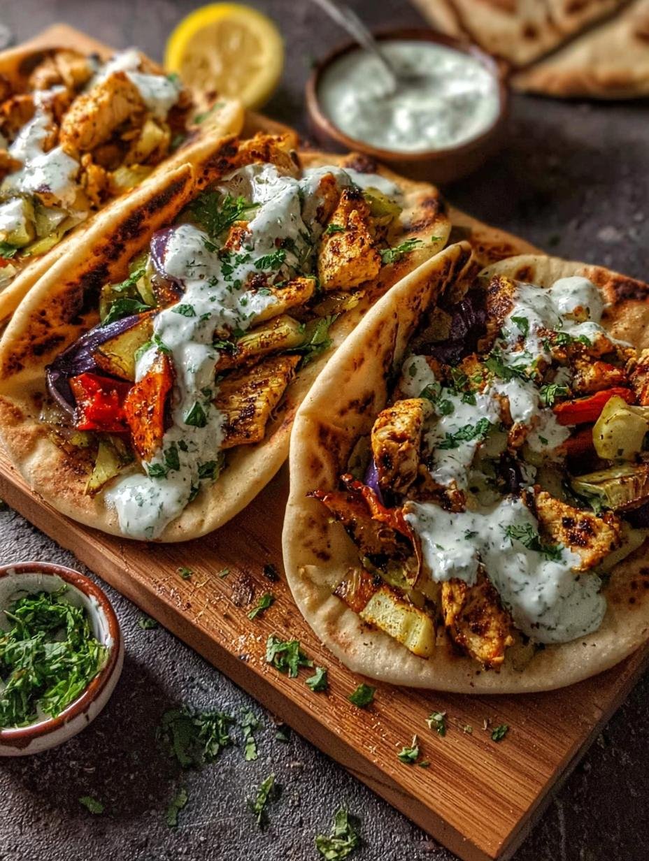 Sheet Pan Chicken Pitas: 1 Amazing Flavorful Meal 2 Sheet Pan Chicken Pitas: 1 Amazing Flavorful Meal - Sheet Pan Chicken Pitas - additional detail