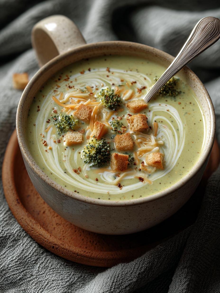Smoked Gouda Broccoli Soup