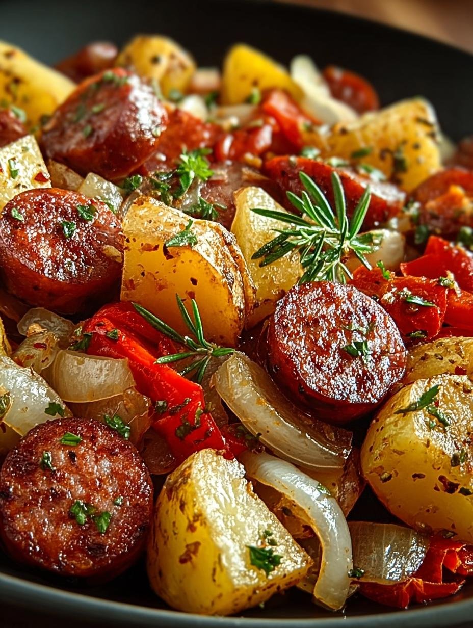 Smoked Sausage Potatoes One