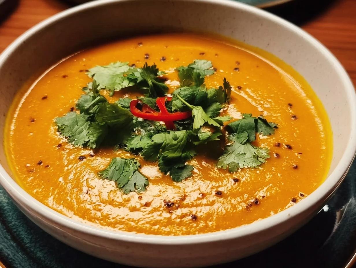 Spicy Thai Pumpkin Soup: Creamy Comfort, Amazing Flavor - Spicy Thai Pumpkin Soup - main visual representation