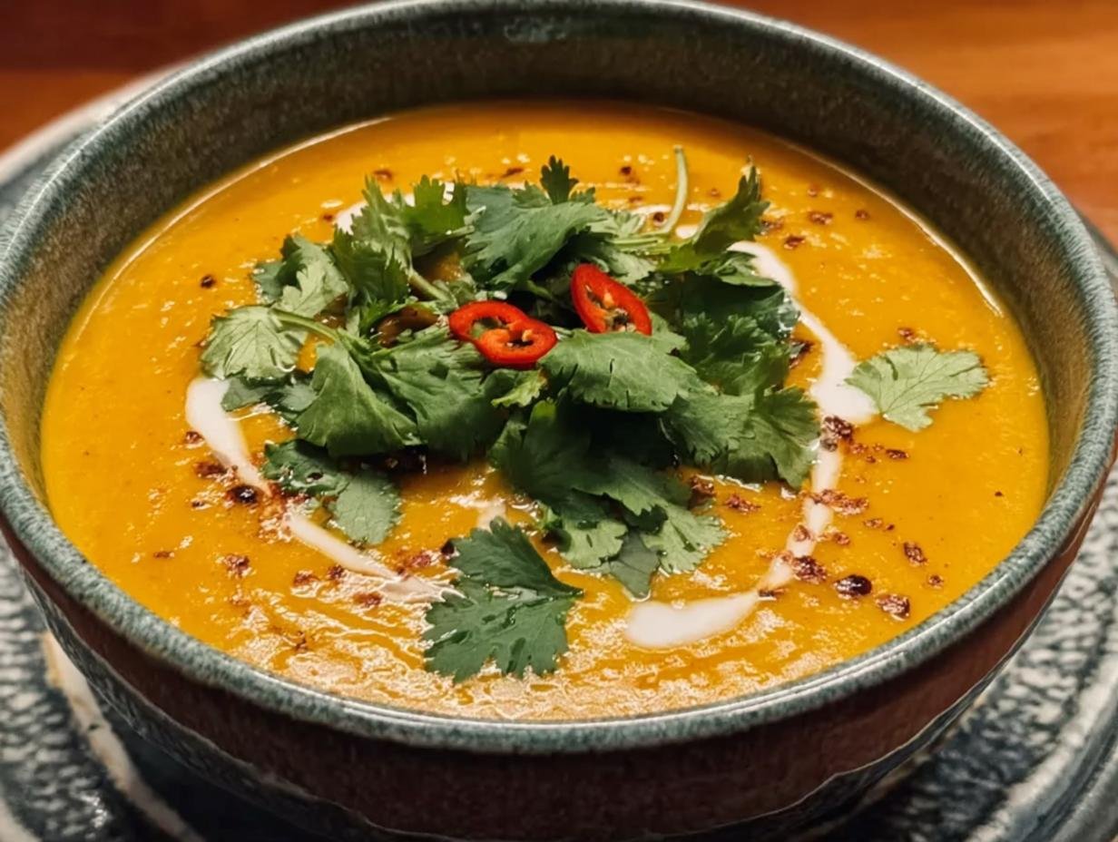 Spicy Thai Pumpkin Soup: Creamy Comfort, Amazing Flavor - Spicy Thai Pumpkin Soup - additional detail
