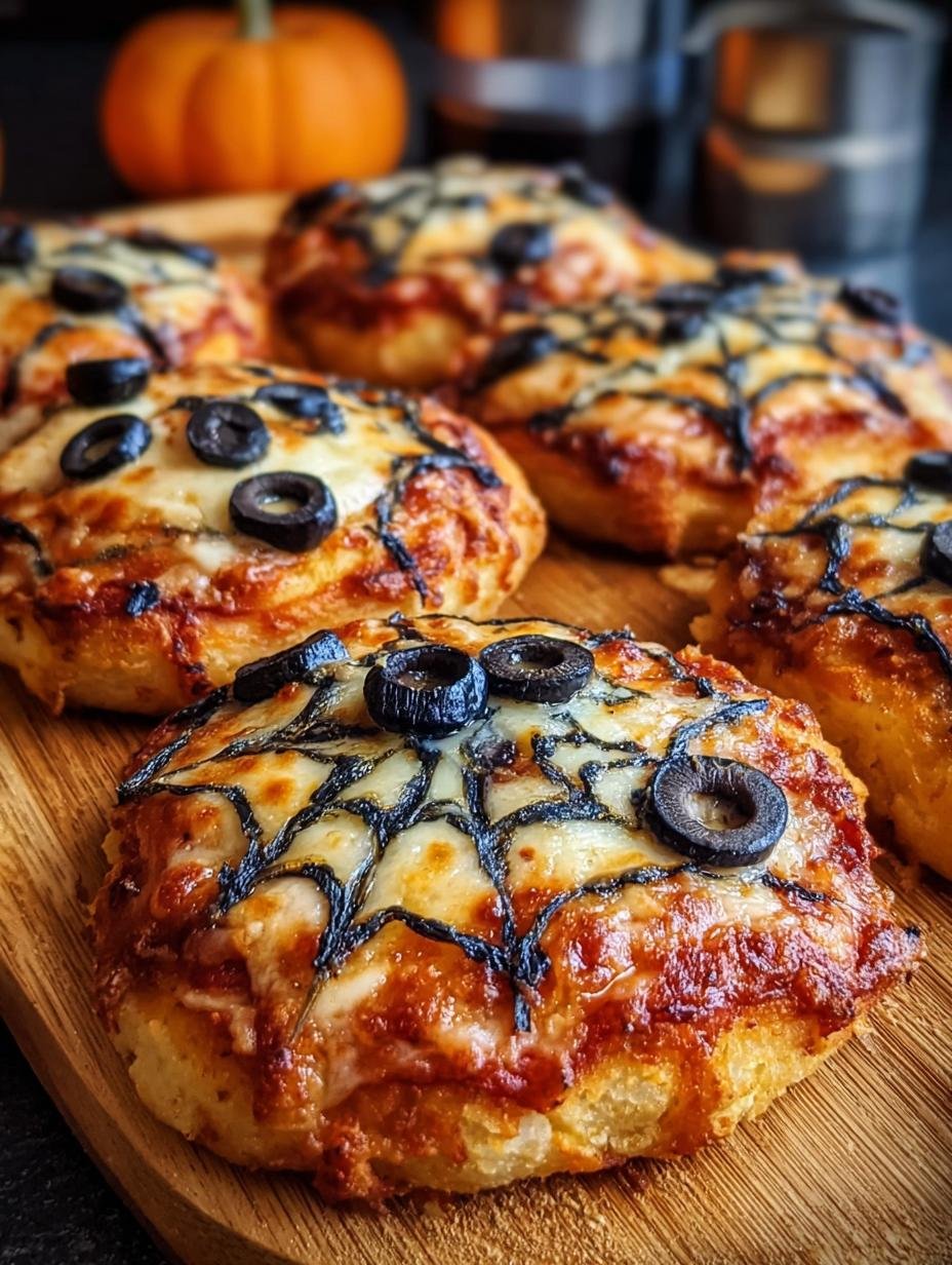 Spiderweb Pizza Bites