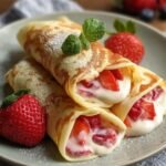 Strawberry Crepe Roll You