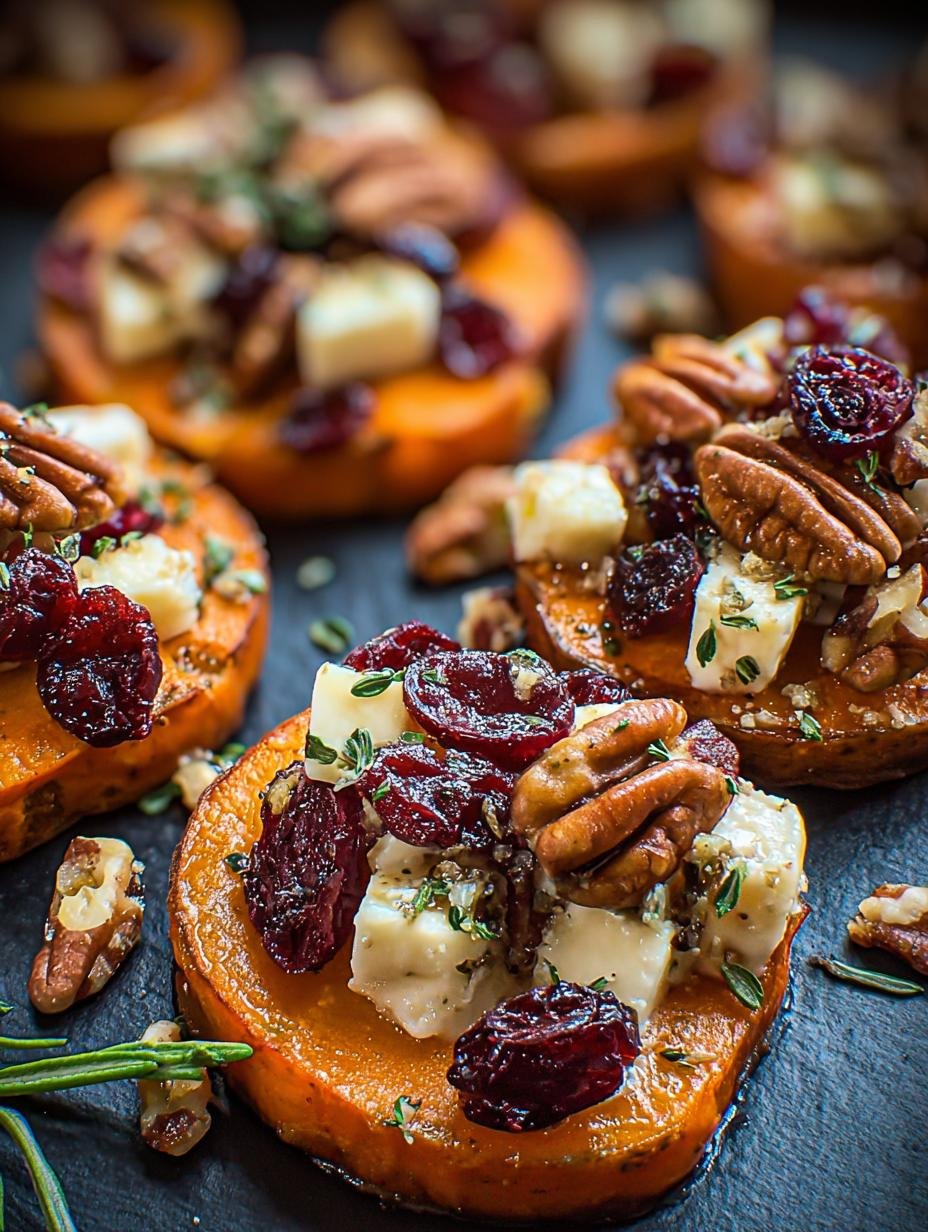 Sweet Potato Rounds Brie