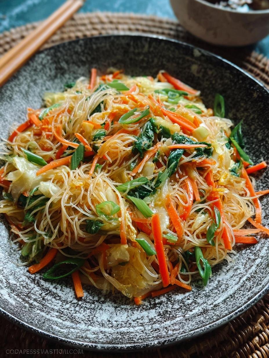 Vegetable Mei Fun: 1 Incredible Noodle Dish 2 Vegetable Mei Fun: 1 Incredible Noodle Dish - Vegetable Mei Fun - additional detail