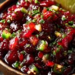 Zesty Cranberry Jalapeno Salsa