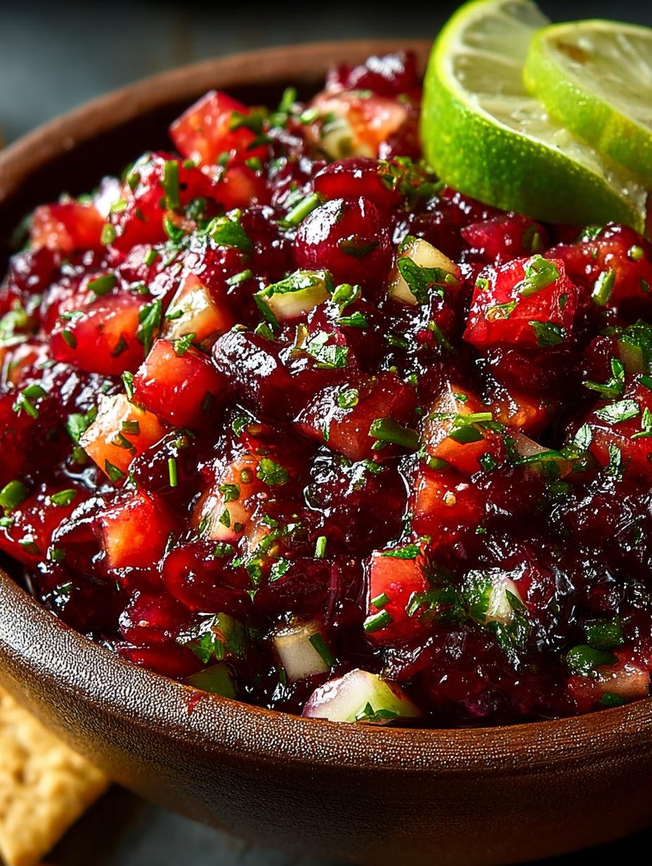 Zesty Cranberry Jalapeno Salsa: 5 Fresh Twists - Zesty Cranberry Jalapeno Salsa - additional detail
