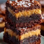 Biscoff Brownies with Cookie
