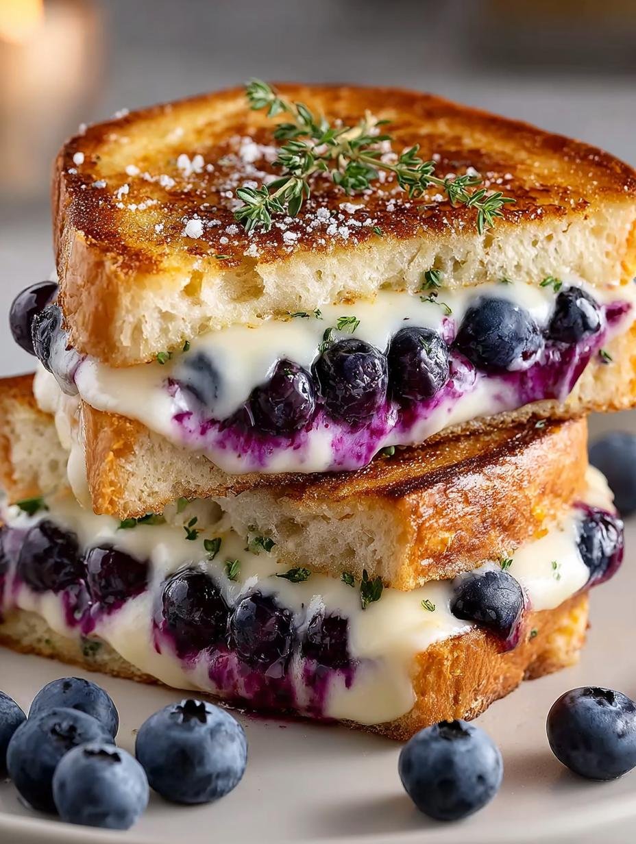 Blueberry Grilled Cheese